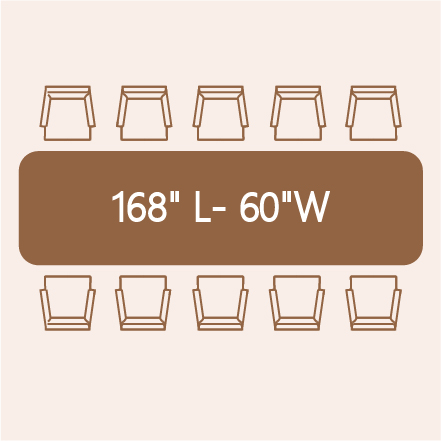 10-person dining table
