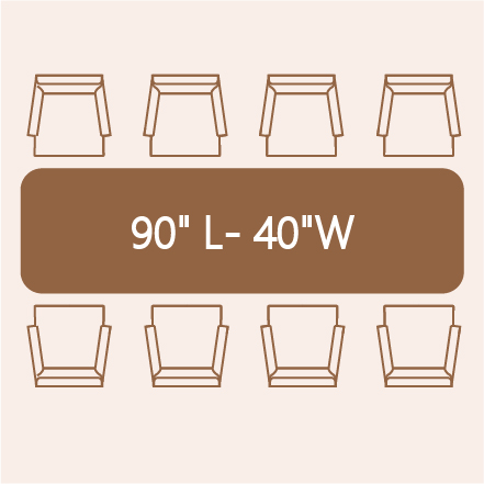 8-person dining table