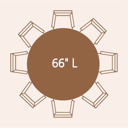8-person dining table