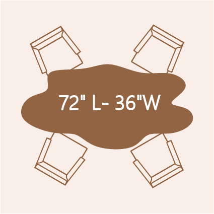 4-person dining table