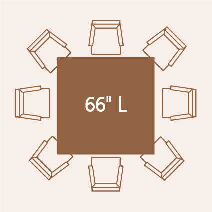 8-person dining table