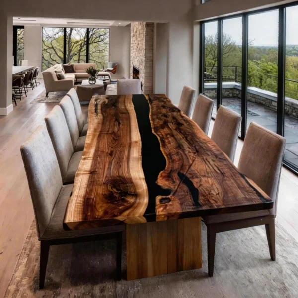 Epoxy Resin Dining Table